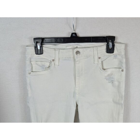 Joe's Jeans Nadeen Skinny Ankle Distressed Jeans White Women's Size 27 - Picture 2 of 13